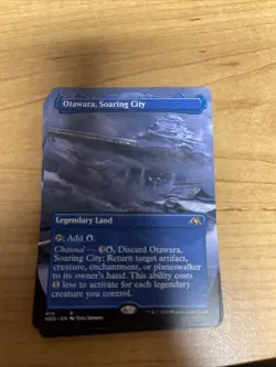 Otawara, Soaring City (Borderless) Kamigawa: Neon Dynasty Regular - Image 4