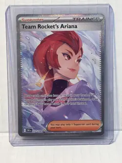 Team Rockets Ariana 237/182 SPECIAL ILLUSTRATION RARE Pokemon Destined Rivals NM - Image 1
