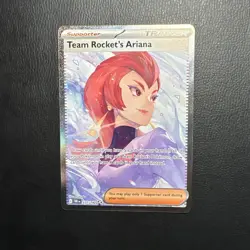 Pokemon Team Rockets Ariana Special Illustration Card 237/182 Destined Rivals NM - Image 1