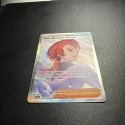 Pokemon Team Rockets Ariana Special Illustration Card 237/182 Destined Rivals NM - Image 2