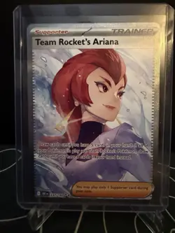 Pokemon Team Rockets Ariana Special Illustration Card 237/182 Destined Rivals NM - Image 1