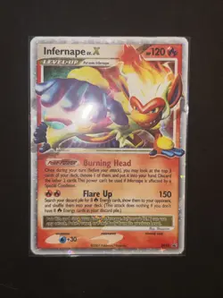 Infernape LV.X DP10 Diamond & Pearl Black Star Promo Holo Pokemon Card MP - Image 2