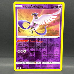 2021 POKEMON EVOLVING SKIES GALARIAN ARTICUNO 063/203 REVERSE HOLO (RARE) - Image 1