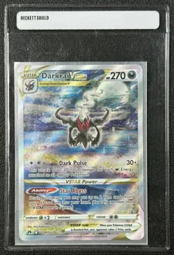 DARKRAI VSTAR 2023 POKEMON SWORD & SHIELD CROWN ZENITH #GG50/GG70 ULTRA RARE - Image 1