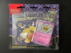 Pokemon TCG Paldean Fates Tech Sticker Greavard Sealed Booster 3 Pack #21 - Image 1