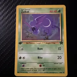 Pokemon Cards: Team Rocket 1st Edition Common: Zubat 70/82 - Image 1