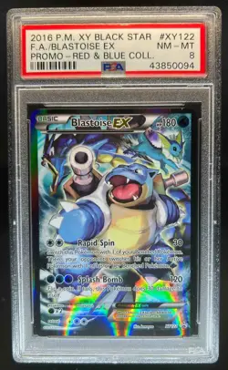 2013-17 Pokemon XY Promos Blastoise #XY122 PSA 8 - Image 1