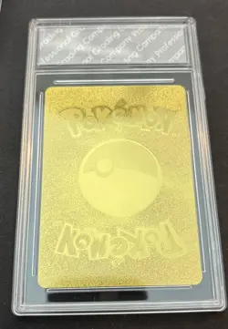 Pokemon PGC Gem Mint 10 Shining CHARIZARD Gold Foil Fan Art Card 100HP 107/105 - Image 2