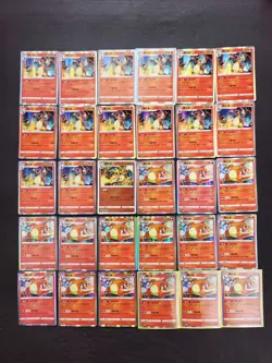30 Lot Pokemon TCG S-Chinese All Holo with 3 different Charizard JD90 - Image 1