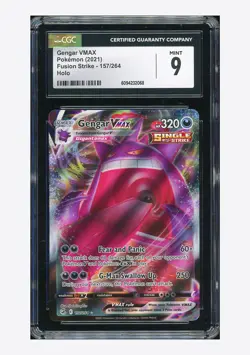Pokemon CGC 9 Gengar VMAX Holo 2021 157/264 Fusion Strike English - Image 1