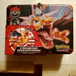 2023 POKEMON COLLECTOR CHEST/LUNCHBOX Factory SEALED CHARIZARD - Image 1