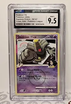 Dusknoir 26/147 Cross Holo 2009 Pokemon Card FB Supreme Victors Graded CGC 9.5 - Image 2