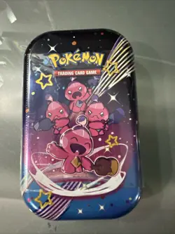 Pokemon Paldean Fates Mini Tin [Tinkatink] Brand New, Factory Sealed - Image 1