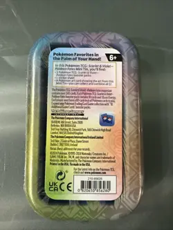 Pokemon Paldean Fates Mini Tin [Tinkatink] Brand New, Factory Sealed - Image 2