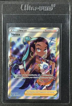NESSA 2020 POKEMON SWORD & SHIELD VIVID VOLTAGE #183/185 ULTRA RARE - Image 1