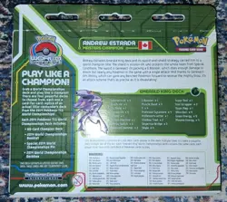 Pokemon 2014 World Championships Deck Andrew Estrada Factory Sealed Emerald King - Image 2