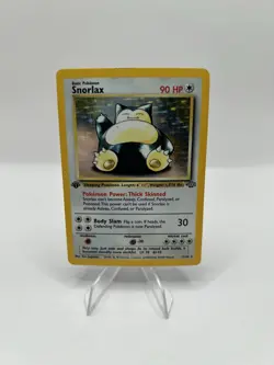 Pokemon TCG Snorlax 11/64 Jungle 1st Edition Rare Holo - MP - Image 1