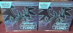 2 Pokemon Mega Evolution Phantasmal Flames Elite Trainer Box .New factory sealed - Image 1