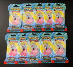 Pokemon TCG S & V Journey Together Factory Sealed Booster 10 Pack Lot #12 - Image 1
