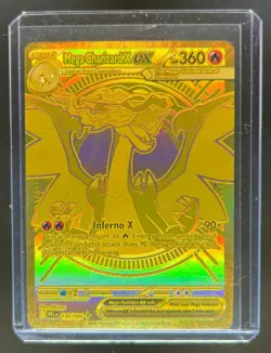 2025 Pokemon Phantasmal Flames Mega Charizard X ex Hyper Rare #130/094 - Image 1