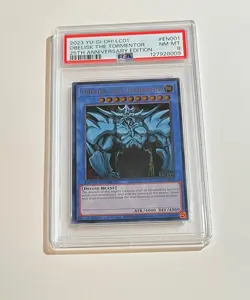 PSA 8 2023 Yu-Gi-Oh! Obelisk The Tormentor #EN001 & Slifer The Sky Dragon #EN002 - Image 2