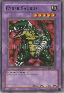 Yugioh Authentic Cody Callus Deck - Cyber Saurus - The Tricky - 41 Cards - Image 1