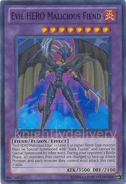 Yugioh Dark Gaia OTK Deck #1 - Evil Hero Malicious Fiend - Dark Gaia 44 Cards NM - Image 1
