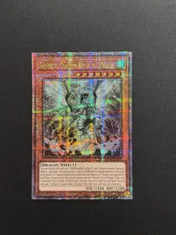 2024 YUGIOH RA03 25TH BONANZA QCR SECRET RARE TEMPEST DRAGON RULER OF STORMS NM - Image 1