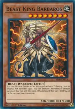 X3 Beast King Barbaros YS18-EN013 1st Common Near Mint NM Yu-Gi-Oh! DNA GAMES - Image 1