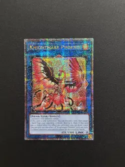 2024 YUGIOH RA03 25TH BONANZA QCR SECRET RARE KNIGHTMARE PHOENIX NM - Image 1