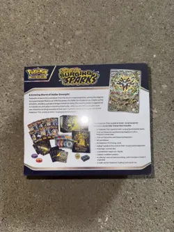 Pokemon TCG Surging Sparks Pokemon Center Elite Trainer Box ETB - DAMAGE - Image 3