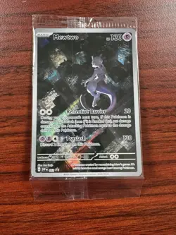 Mewtwo 052 Sv: Scarlet & Violet Promo Cards Holo Sealed Mint - Image 1