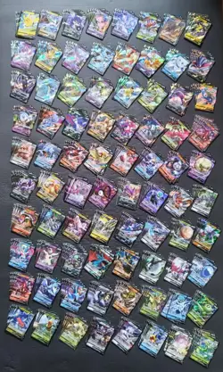 400 Lot Pokemon TCG S-Chinese RR Pikachu Mewtwo Sylveon Charizard Flareon#1 JD90 - Image 1