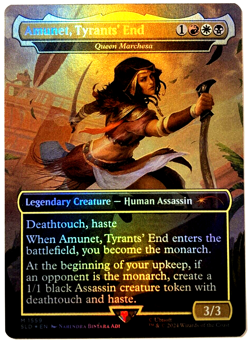 MTG Amunet, Tyrants' End - Queen Marchesa RAINBOW FOIL Secret Lair 1559 NM - Image 1