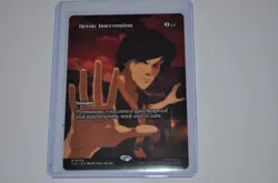 MTG magic AVATAR Last Airbender BORDERLESS HEROIC INTERVENTION TLE #043 MYTHIC - Image 1