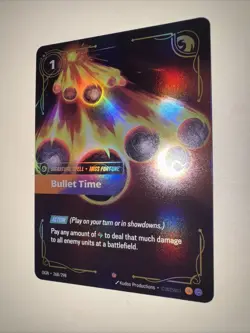 Bullet Time OGN 268/298 Epic Riftbound League of Legends TCG CCG Card Game Eng - Image 3