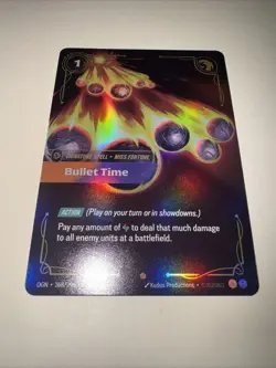 Bullet Time OGN 268/298 Epic Riftbound League of Legends TCG CCG Card Game Eng - Image 4