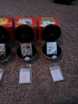 Full Set of 6 - 23K Gold Plated Pokemon Trading Cards 1999 Burger King - Image 4