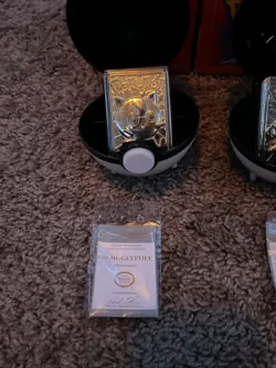 Full Set of 6 - 23K Gold Plated Pokemon Trading Cards 1999 Burger King - Image 5