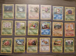 Pokemon Jungle Starter Collection 25 Unique Cards Excellent Condition - Image 1
