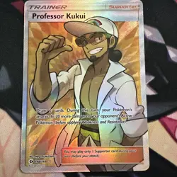 Professor Kukui (Full Art) 148/149 Sun & Moon Ultra Rare Pokemon Card - Image 1