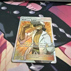 Professor Kukui (Full Art) 148/149 Sun & Moon Ultra Rare Pokemon Card - Image 3
