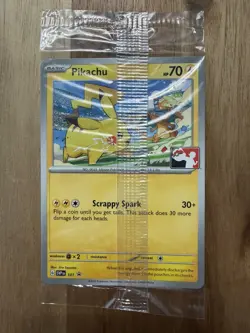 NM Pikachu SVP101 Black Star Promo Play League Pokemon Card TCG SEALED - Image 1