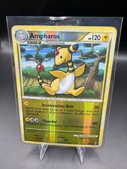 Pokemon TCG Ampharos 23/95 Call of Legends Reverse Holo Rare Card - Image 1