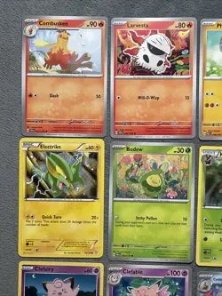 Pokemon Cards Lot Riolu Clefairy Clefable Budew Milotic Wooloo Kricketune + More - Image 2