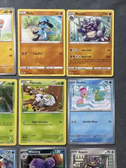 Pokemon Cards Lot Riolu Clefairy Clefable Budew Milotic Wooloo Kricketune + More - Image 4