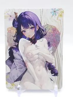 Goddess Story - Anime Waifu Waterbreak Trading Card - Raiden Shogun - Image 1