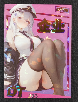 Enterprise Azur lane Goddess Story - Anime Waifu Custom Trading Card DT-08 Sexy - Image 1