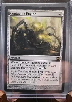 Contagion Engine Scars of Mirrodin MTG Regular Lightly Played - Image 3