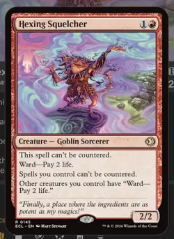 Hexing Squelcher (145) (NM) (Normal) Lorwyn Eclipsed - Image 1